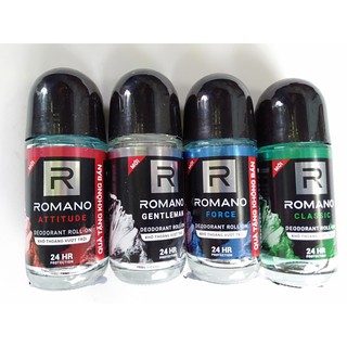 Lăn khử mùi ROMANO chai lớn 40ml