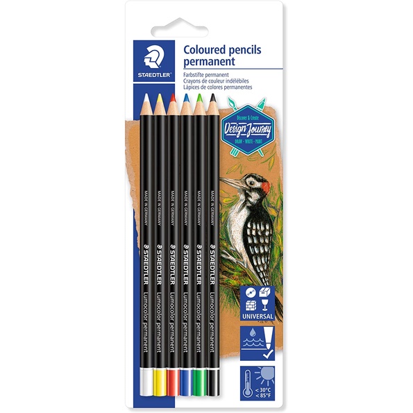 Vỉ bút chì 6 màu STAEDTLER 10820BK6-C