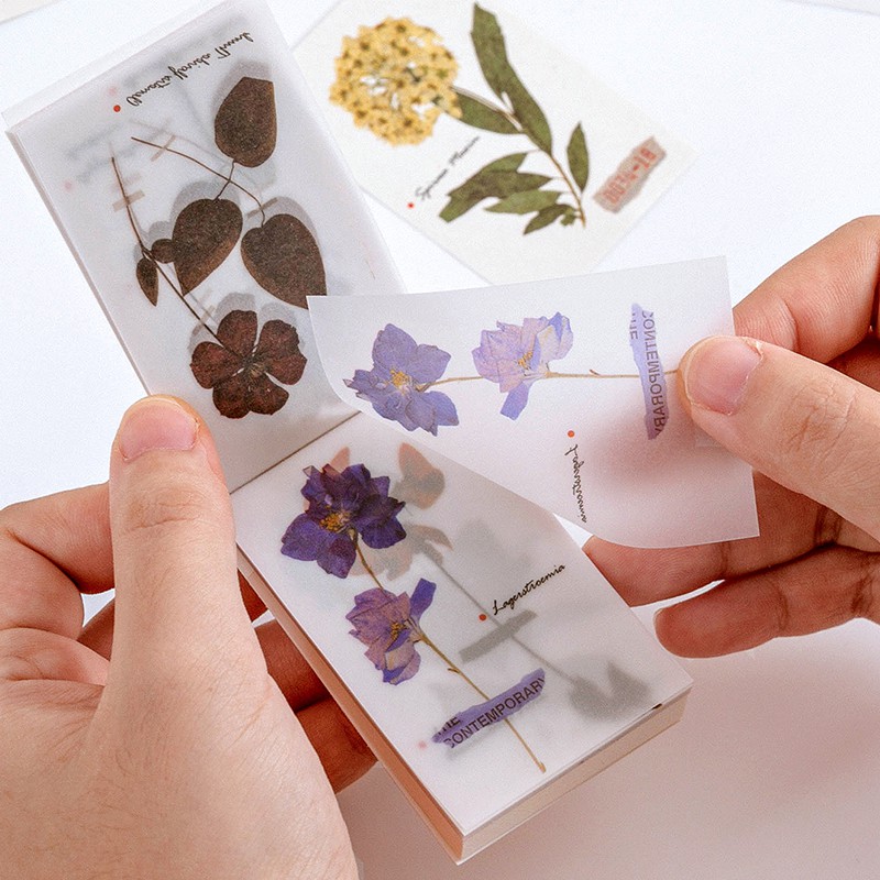 Set 80 Giấy Ghi Chú Kiểu Dáng Cổ Điển Xinh Xắn