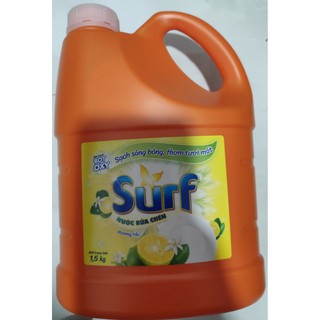 Nước rửa Chén ĐẬM ĐẶC NET Hương chanh / Lix/ Surf hương tắc 1,5kg