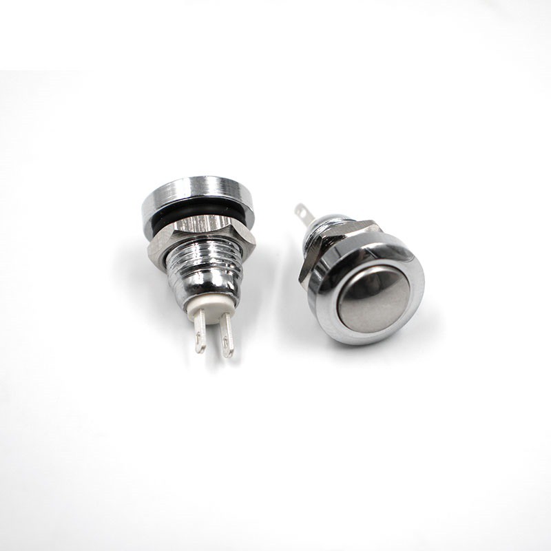 Công tắc 8mm kim loại nhả - 8mm momentary push button switch