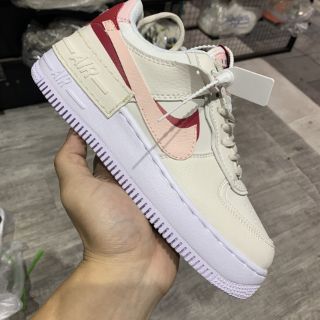 < VIDEO + ẢNH THẬT > GIÀY SNEAKER AF1 TRẮNG ĐỎ THẤP CỔ