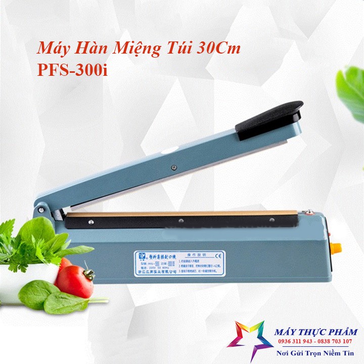 Máy hàn miệng túi Nilong 30cm PFS300 Chất liệu vỏ thép siêu bền