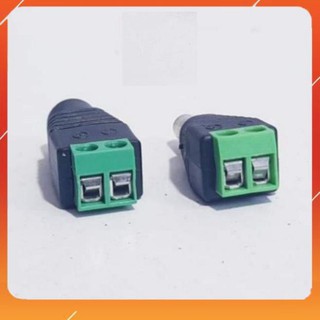 [Loại 1] Combo 10 Jack DC Vặn Vít Đực/ Cái (dùng thi công lắp đặt camera)