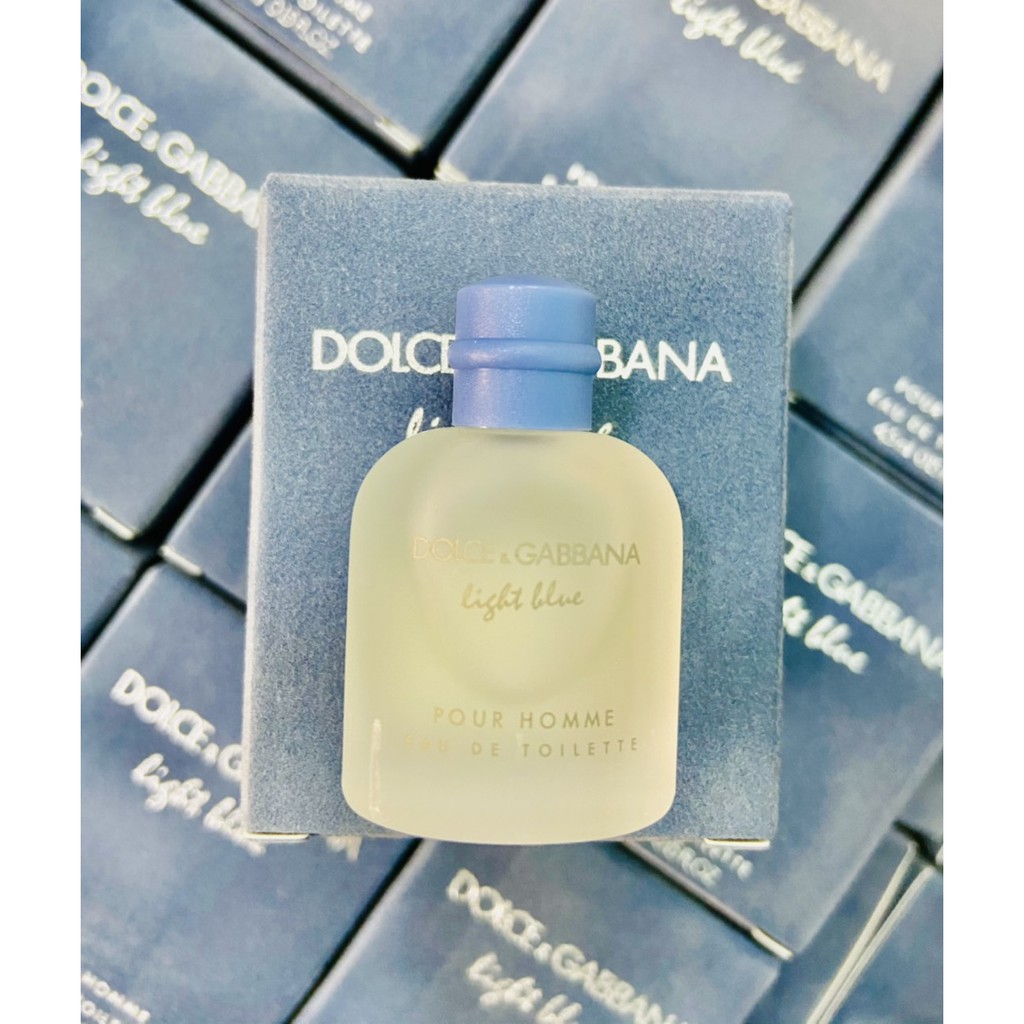 [AUTH mini] Nước hoa Dolce &amp; Gabbana D&amp;G Light Blue Pour Homme Eau De Toilette 4.5ML