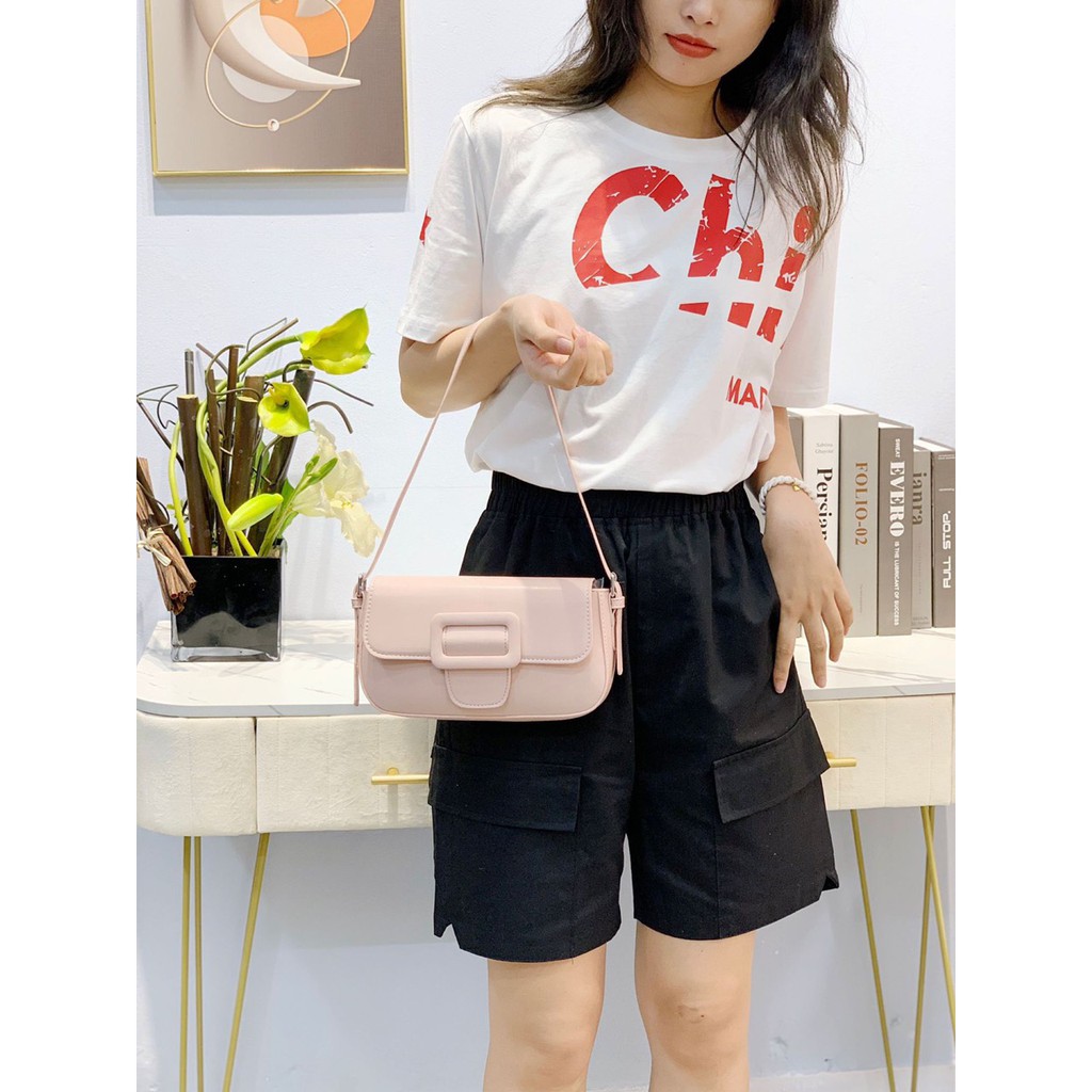 Túi xách nữ kẹp nách da quang châu cao cấp T955 | BigBuy360 - bigbuy360.vn