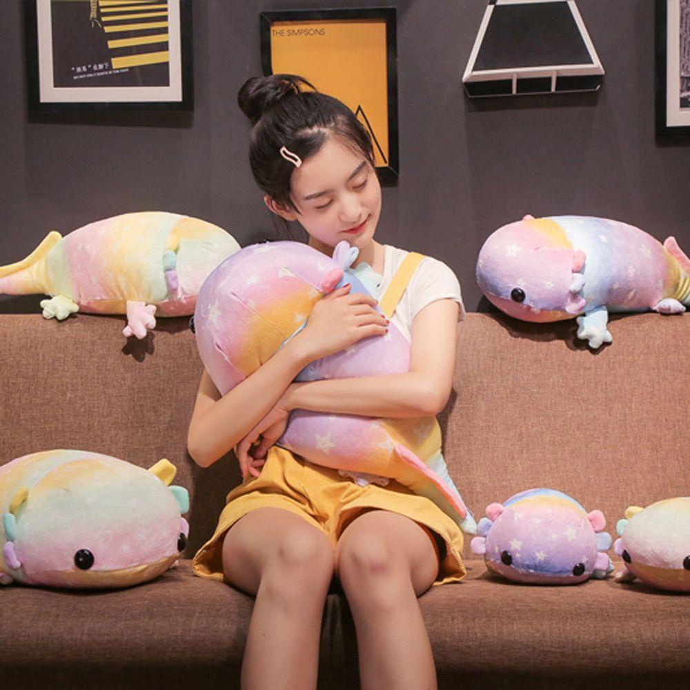 REBUY1 Thú Nhồi Bông Hình Khủng Long / Cá Salamander Dễ Thương Cho Bé