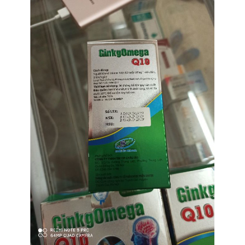 Hoạt huyết dưỡng não GINKGOMEGA Q10