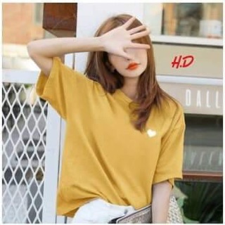 Hot Áo thun phản quang logo tim chất lượng