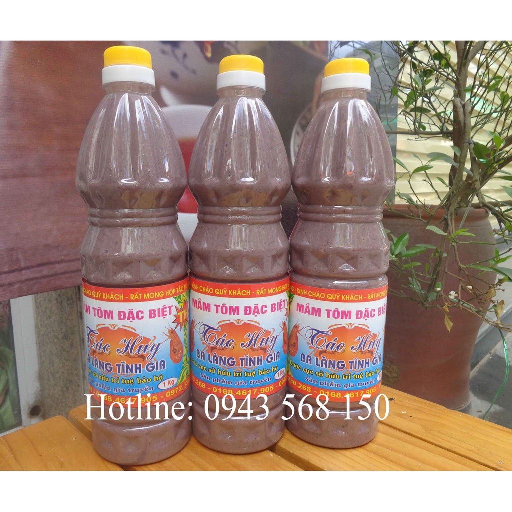 Mắm tôm đặc biệt Thanh Hóa (chai 1l) (TomTH1l)