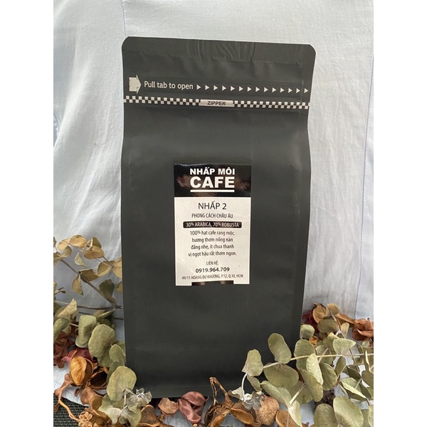 Cafe Sạch Nguyên Chất Gu Âu Rang Mộc 500Gr - Nhấp Môi Cafe | BigBuy360 - bigbuy360.vn