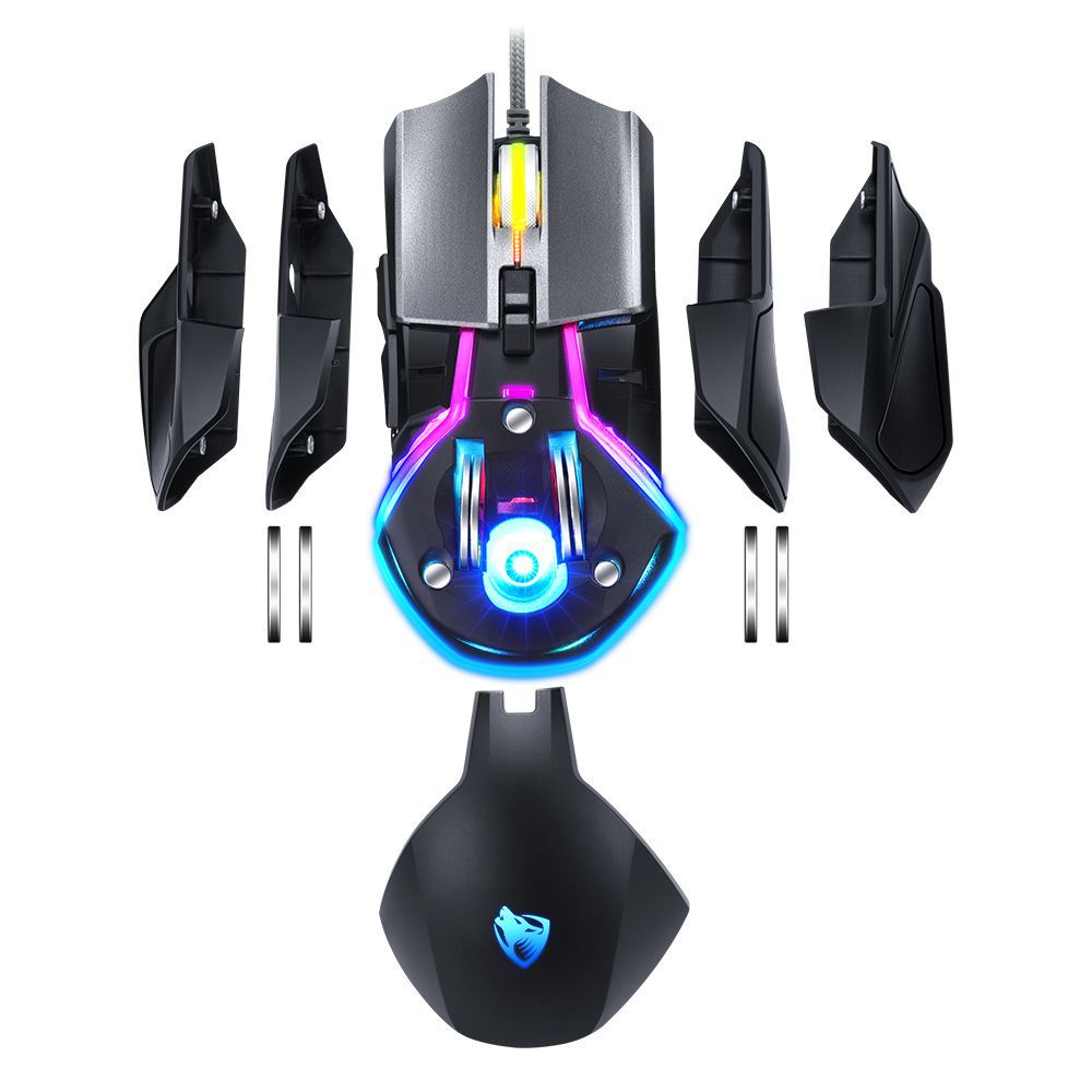 Chuột gaming V6 Thunder mắt đọc tiên tiến 8000 DPI