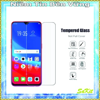 Kính cường lực trong suốt 2.5d, điện thoại realme c1, c2, c3, c3i, c11, c12, c15, c17- tặng giấy lau.