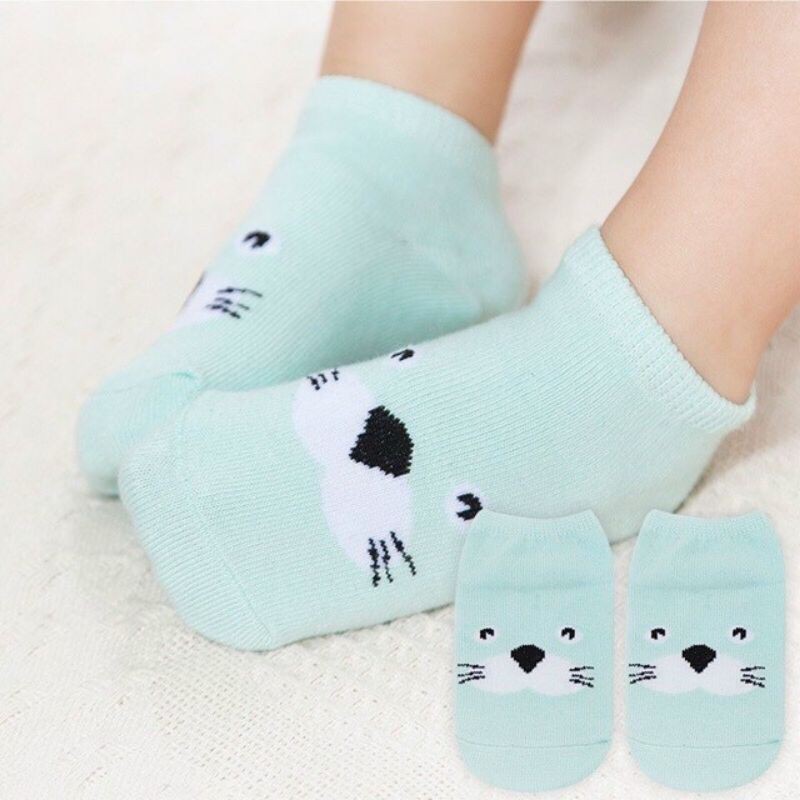 Tất chống trơn 🍄Freeship🍄 Tất cổ ngắn chống trơn KID SOCK cho bé từ 1-5 tuổi