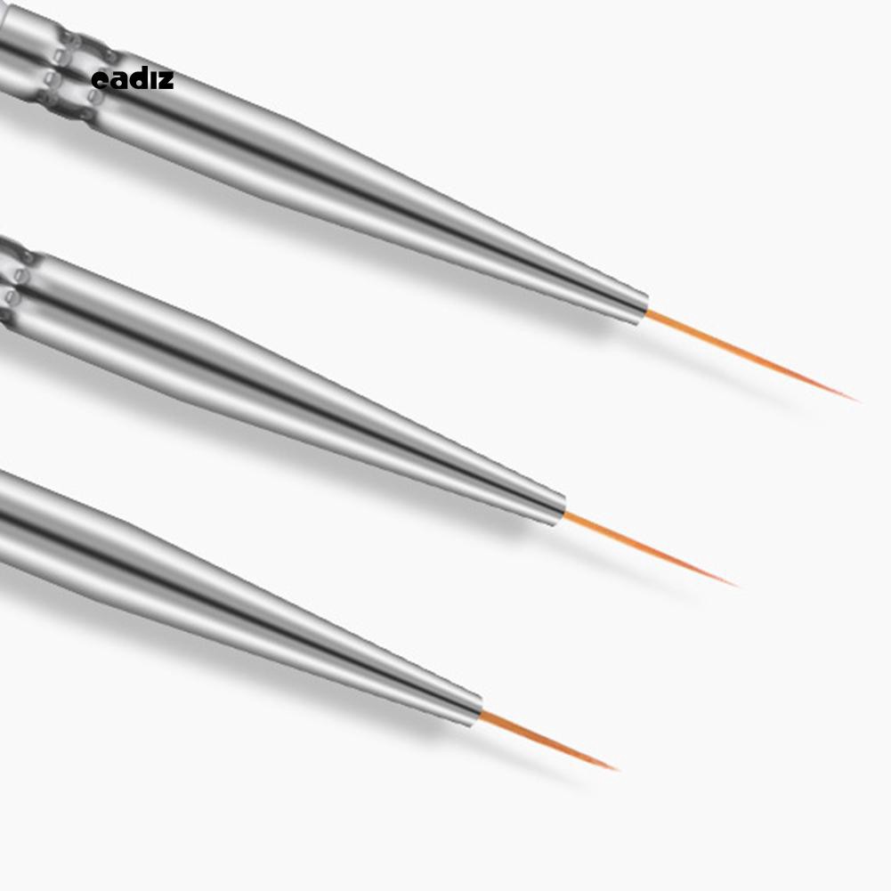 Set 3 bút vẽ trang trí móng tay tiện lợi 16.6cm x 1.1cm