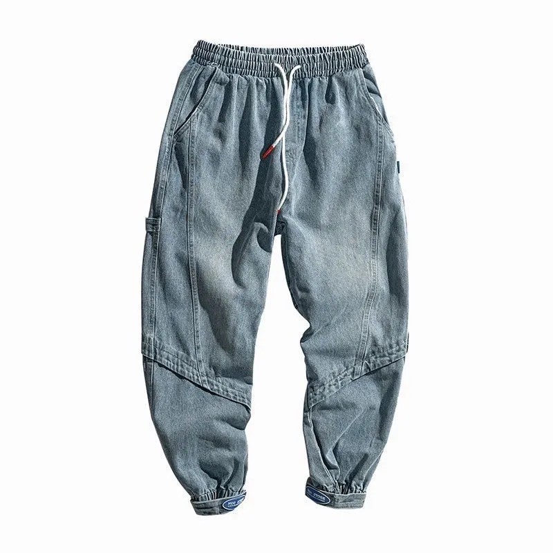 Quần Jeans Dài Dáng Rộng Phong Cách Hip Hop Năng Động Cho Nam