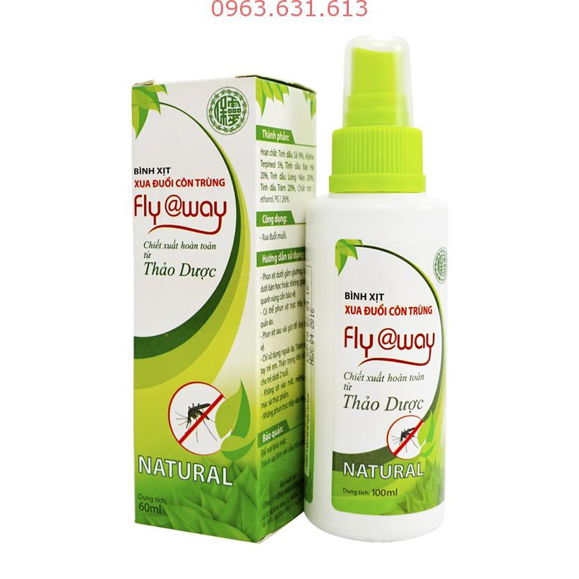 Bình xịt muỗi thảo dược Fly away