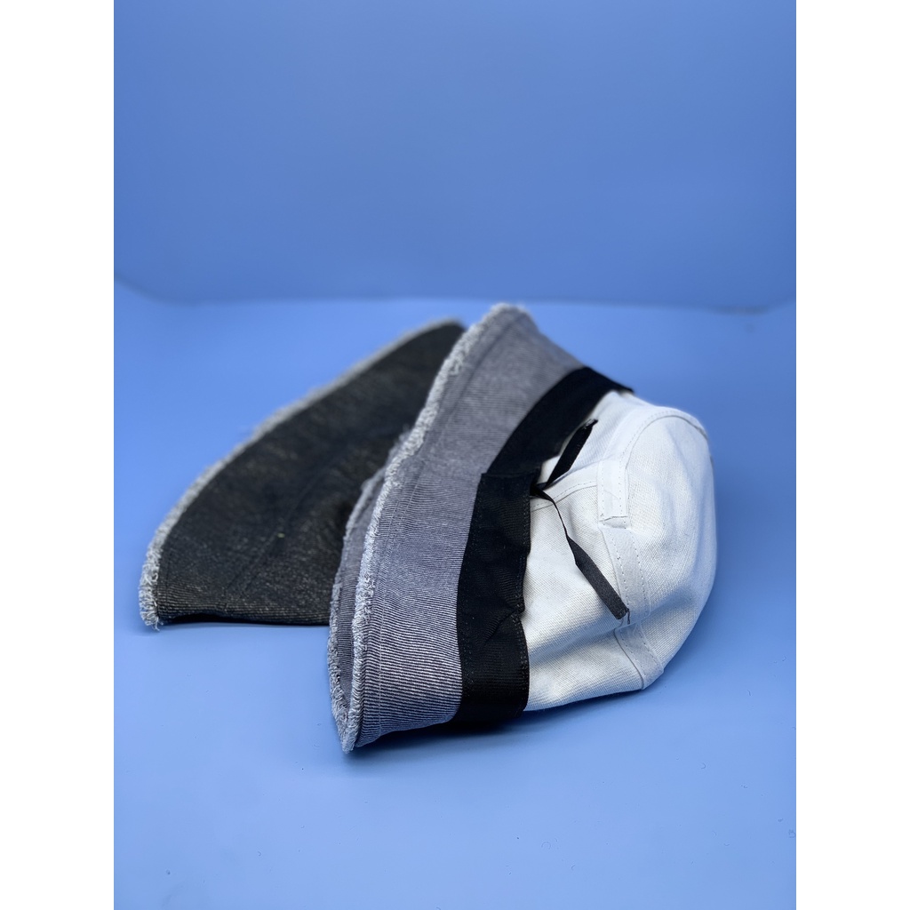 MŨ BO CỤP JEAN DẠNG NỒI HÀNG QC NHẬP CẤP CAO THỜI TRANG NỮ PHONG CÁCH HÀN QUỐC RÁCH TUA