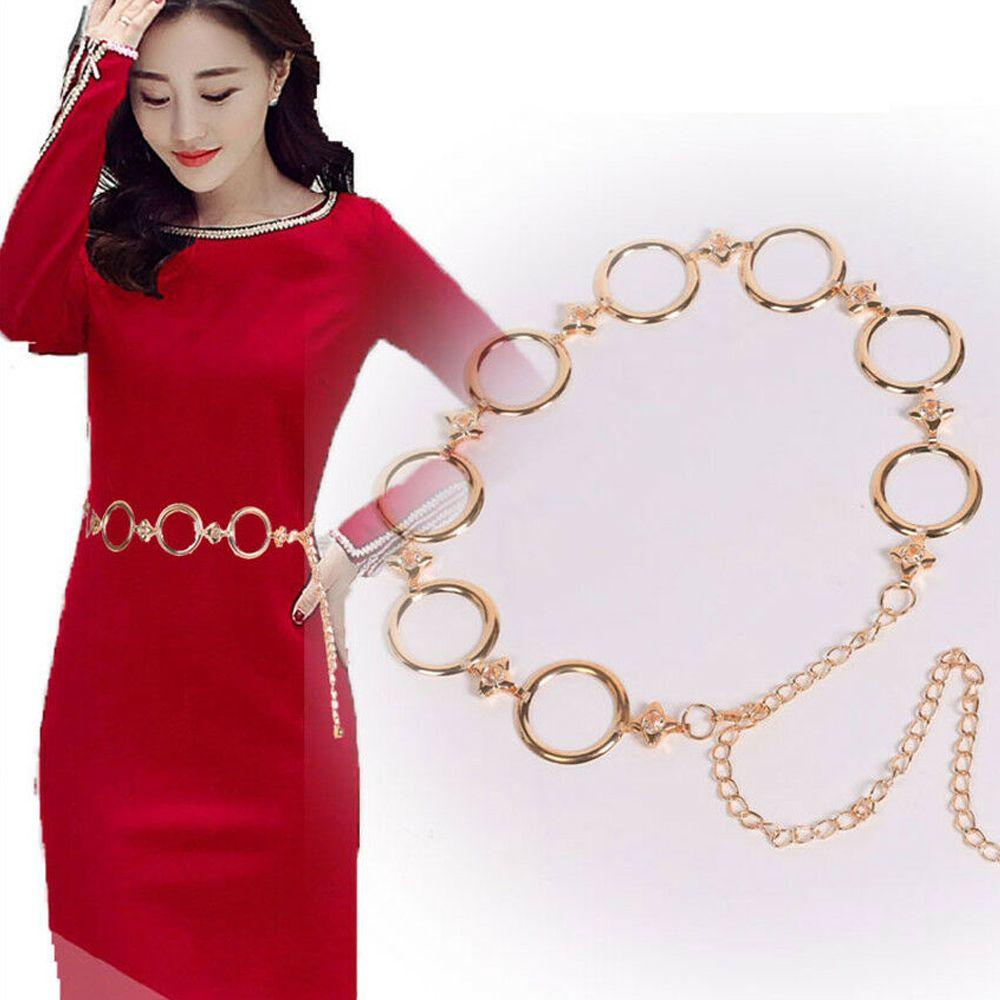 ROSE Thắt Lưng Kim Loại Thanh Lịch Dành Cho Nữ