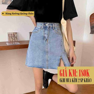 [SẴN] Chân váy Jeans ngắn Ulzzang Quảng Châu VJN12