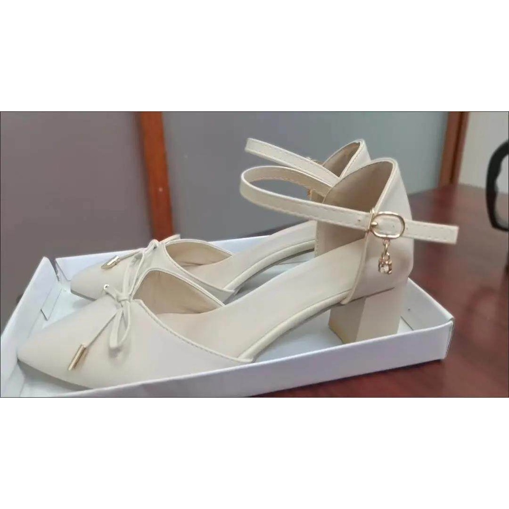 Giày Cao Gót  3CM Nữ Giày Phù Dâu Mới Mùa Hè A4 CG-0599