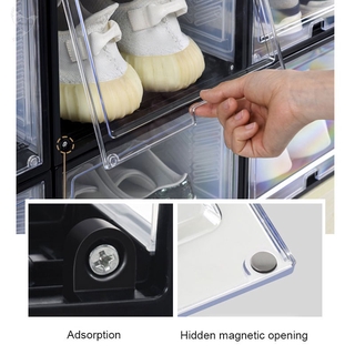 [d] Big Size Shoe Box Shoe Storage Organizers Stackable Clear Shoe Storage Box Rack Clear Drawer