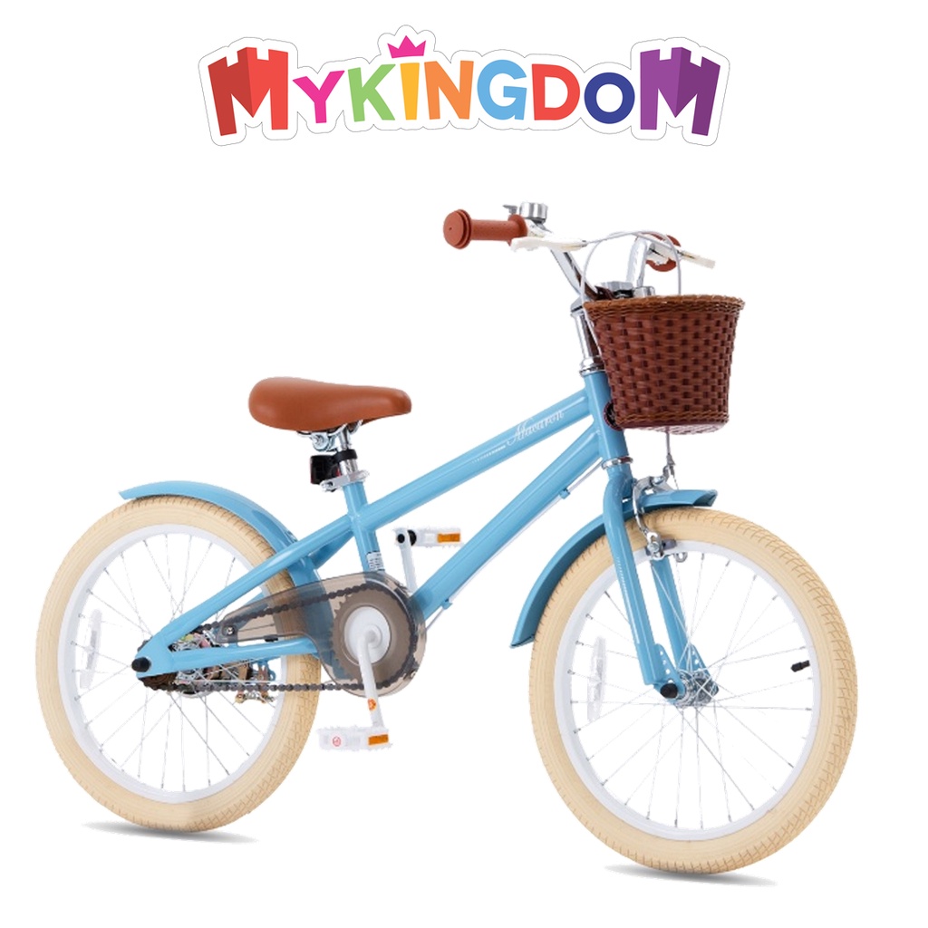 Xe Đạp Trẻ Em Royal Baby Macaron 20 Inch Xanh - Không bánh phụ - RB20B-6-3-BL