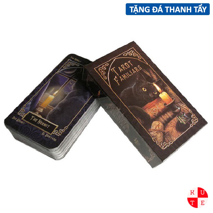 Bài Tarot Familiars 78 Lá Bài Tặng File Tiếng Anh Và Đá Thanh Tẩy C151