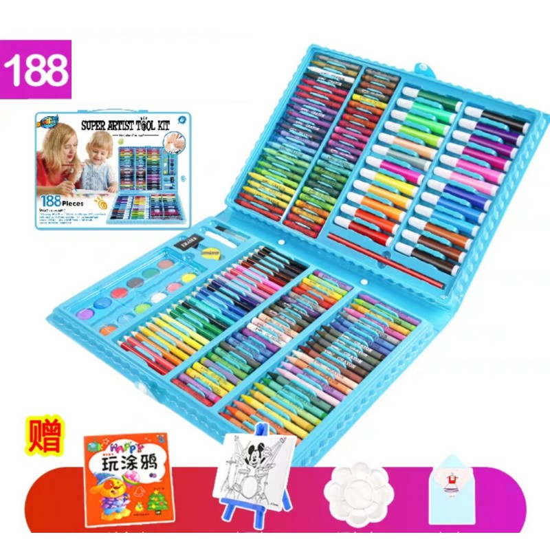 Bộ Bút Màu 208 Chi Tiết  Cao Cấp