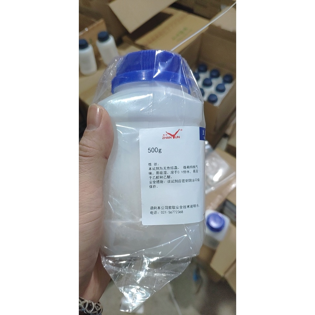 Trichloroacetic aci d Zhanyun TCA 99% lọ 500g nguyên liệu mỹ phẩm tẩy mụn cóc axi.t tricloaxetic CAS 76-03-9 Tca tca 99%