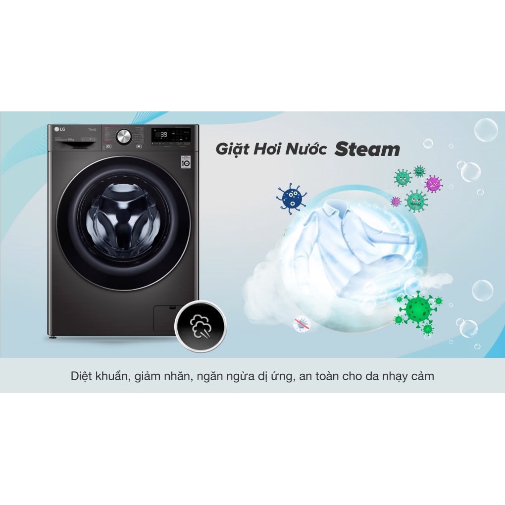 Máy giặt LG Inverter 10 kg FV1410S3B