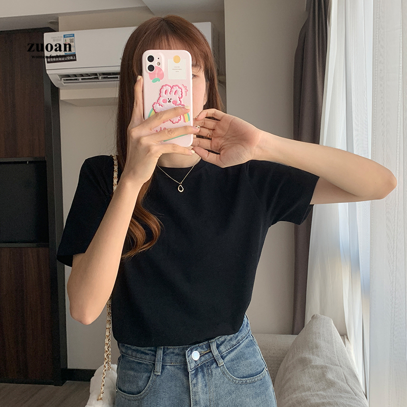 Áo thun nữ SUXI ngắn tay thời trang với nhiều màu tuỳ chọn