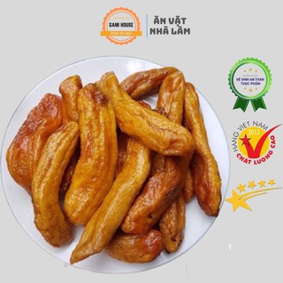  Chuối Sấy Dẻo Tự Nhiên Không Đường Loại 1 Hũ 500g - Đồ Ăn Vặt Nhà Làm