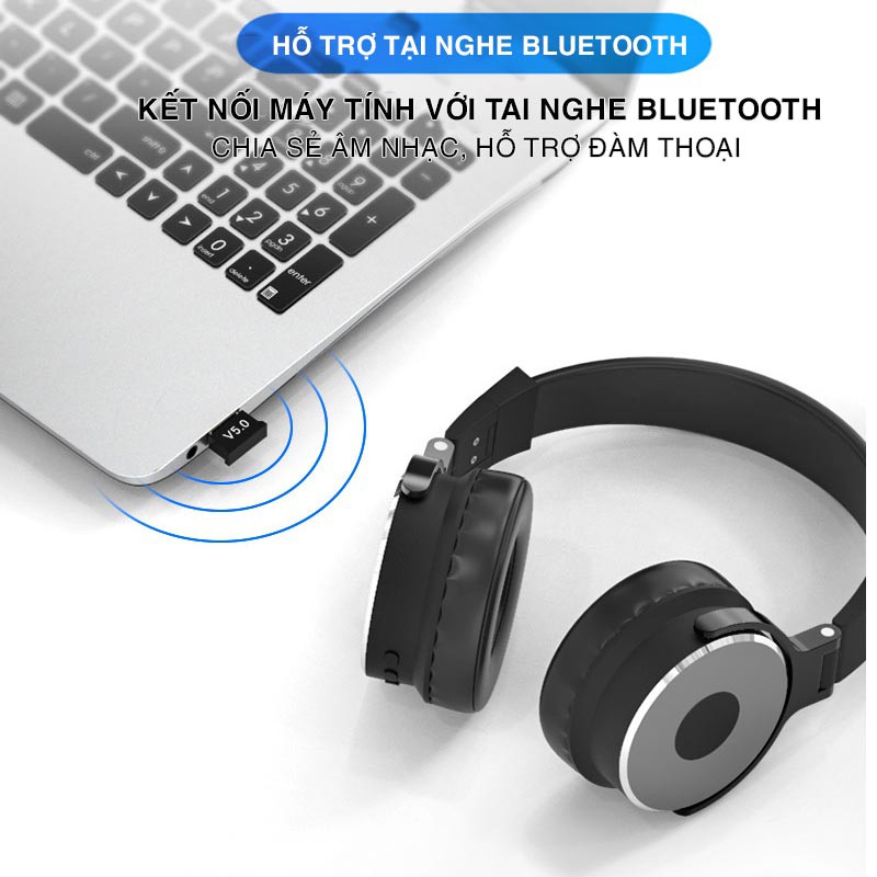 USB Bluetooth 5.0 Dongle - Giúp Máy Tính Có Kết Nối Bluetooth