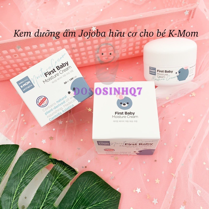 KEM DƯỠNG ẨM JOJOBA HỮU CƠ CHO BÉ K-MOM 50ML