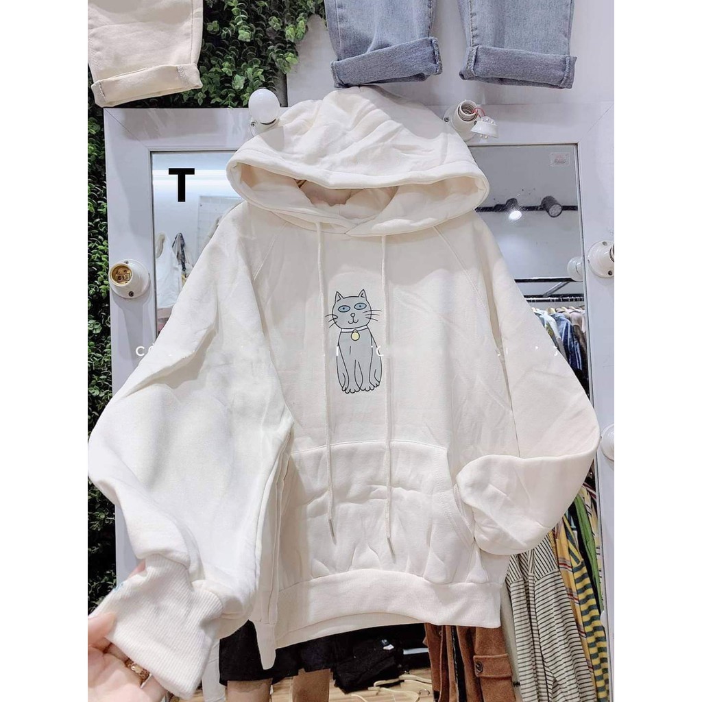 [FREESHIP ĐƠN TỪ 50K] Áo hoodie mèo đeo chuông DTR1119