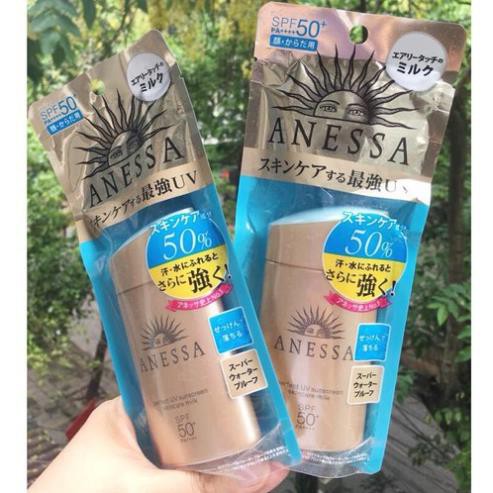 Tuandung KEM CHỐNG NẮNG ANESSA NHẬT BẢN DA NHẠY CẢM 60ML VÀ 90G