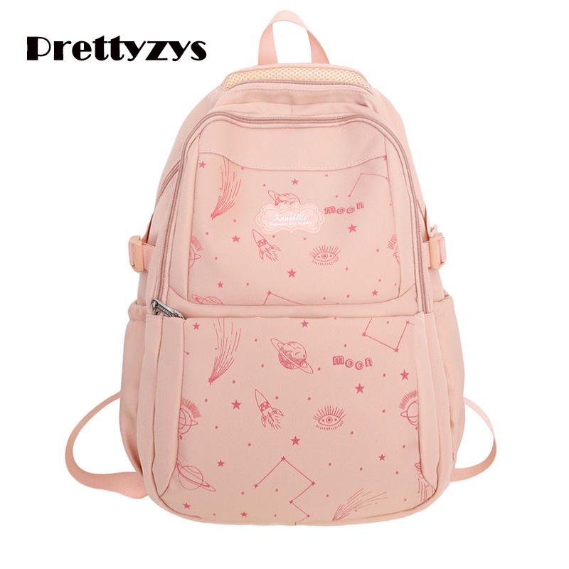 Ba lô Prettyzys sức chứa lớn 15.6 inch phong cách Hàn Quốc 2022 cho trẻ em gái tuổi teen