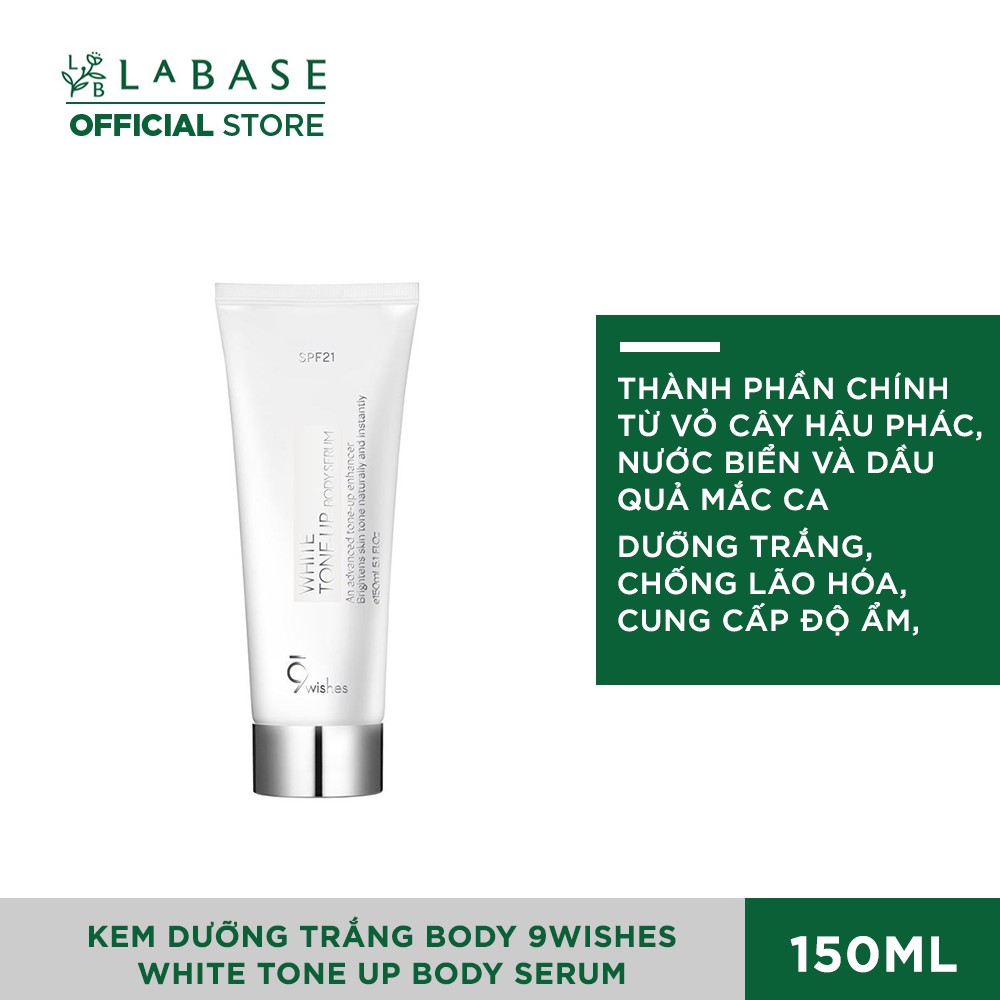 9WISHES - Kem dưỡng trắng body 9wishes White Tone up Body Serum 150ml - Hàng nhập khẩu chính hãng