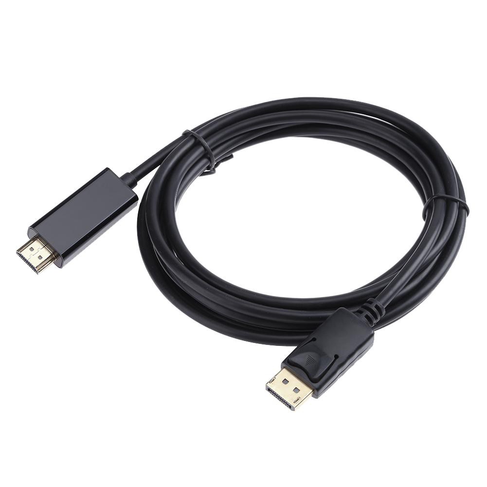 【Rememberme】3m 1080P Displayport to HDMI Adapter DP to HDMI Converter Video Audio Cable #LK