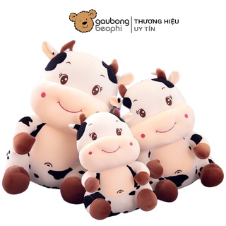 Gấu bông bò sữa ngồi đủ size, cute đáng yêu, hàng cao cấp shop Gấu Bông Béo Phì