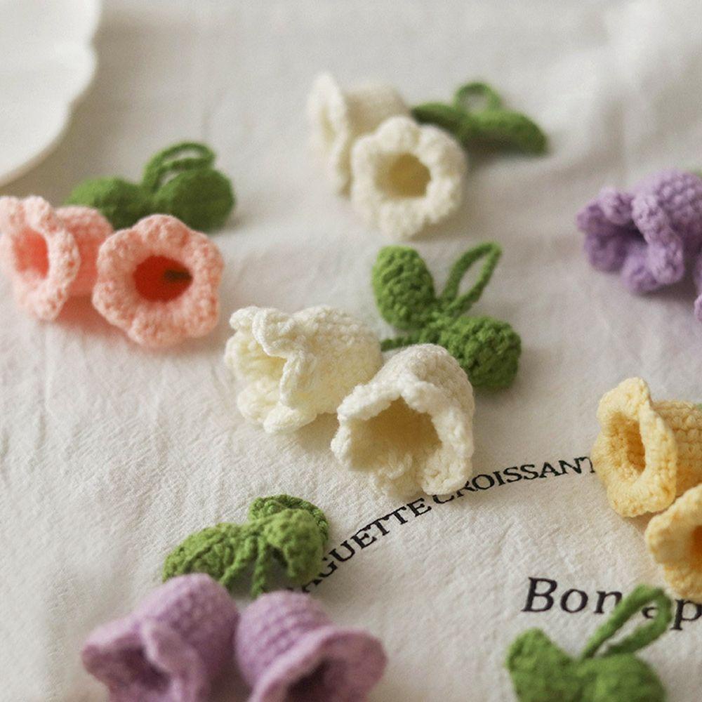 Mặt Dây Chuyền Đan Len Thủ Công DIY Hình Bông Hoa