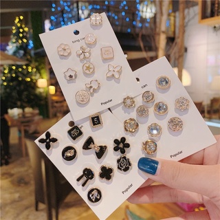 Khuy cài áo mini chống hở, set 10 ghim cài áo mini cố định cổ áo, váy rộng, cổ khoét sâu cho nữ