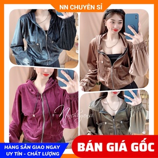 ẢNH THẬT ⚡ KHOÁC KAKI NHUNG TĂM - TP41.5 - KHOÁC NỮ TRƠN MÀU - KHOÁC NHUNG TĂM