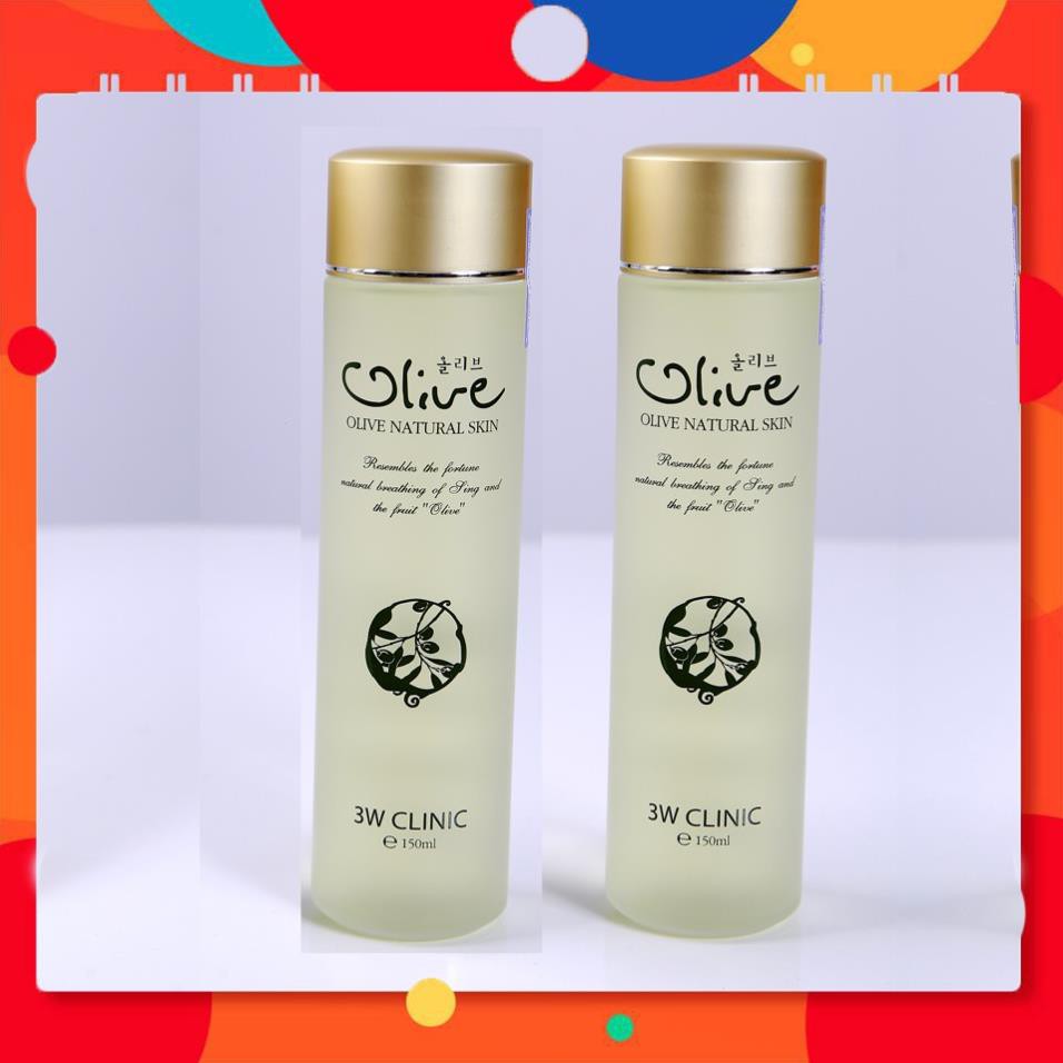 Nước hoa hồng tinh chất dầu OIive 3W Clinic Olive Natural Skin