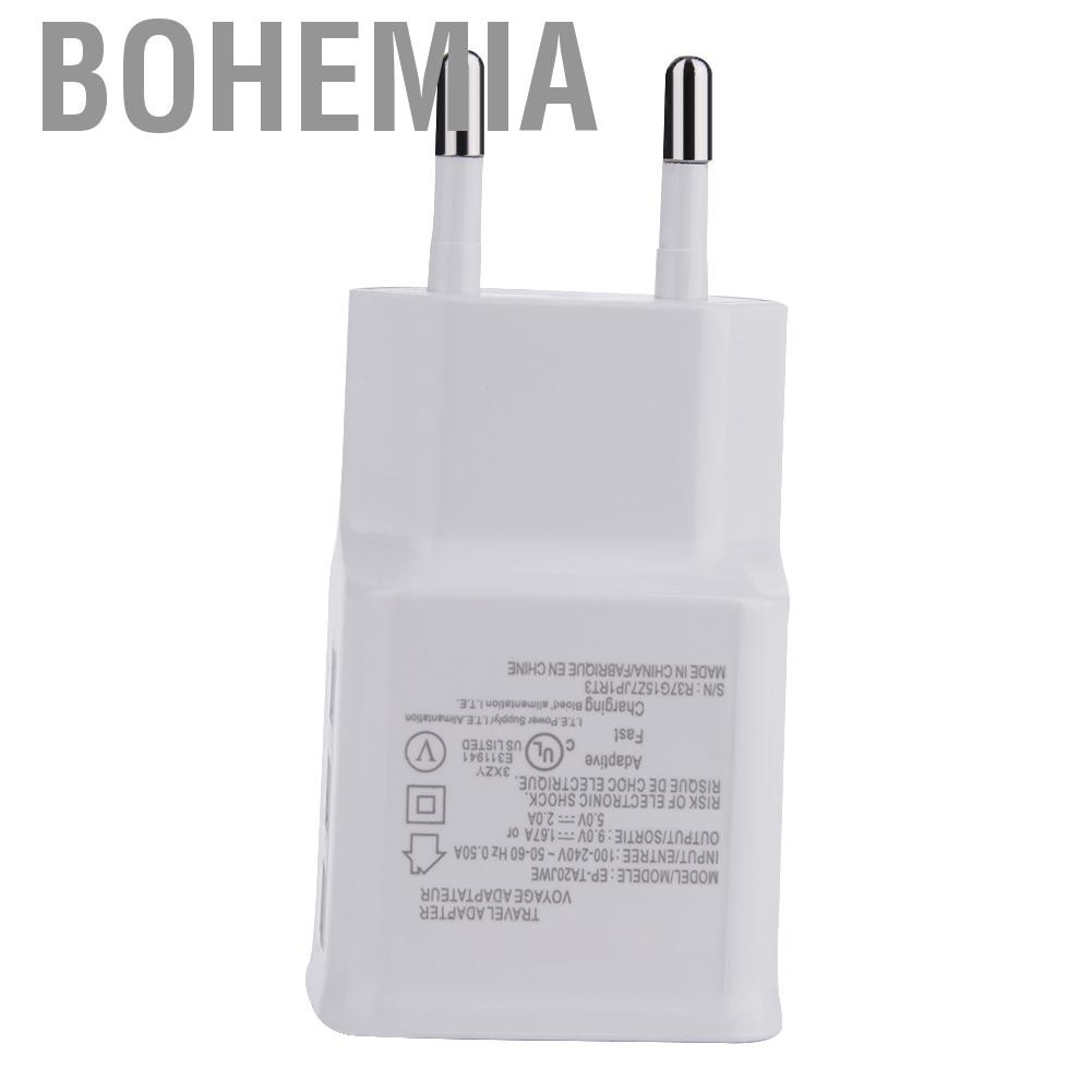 Đầu Sạc 3 Cổng Usb Gắn Tường Phong Cách Bohemia 100-220v