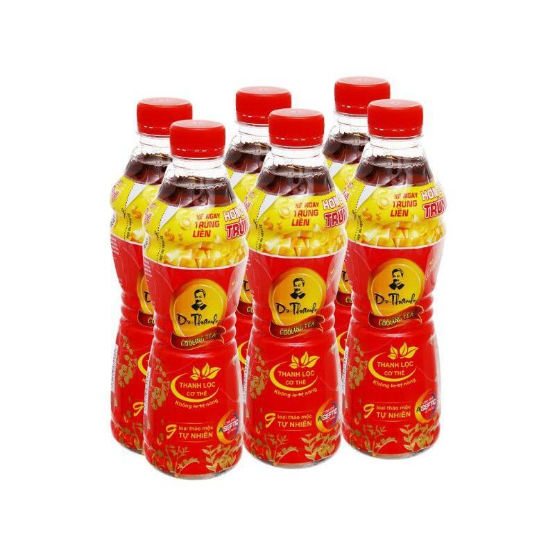Lốc 6 chai trà thảo mộc Dr Thanh 330ml