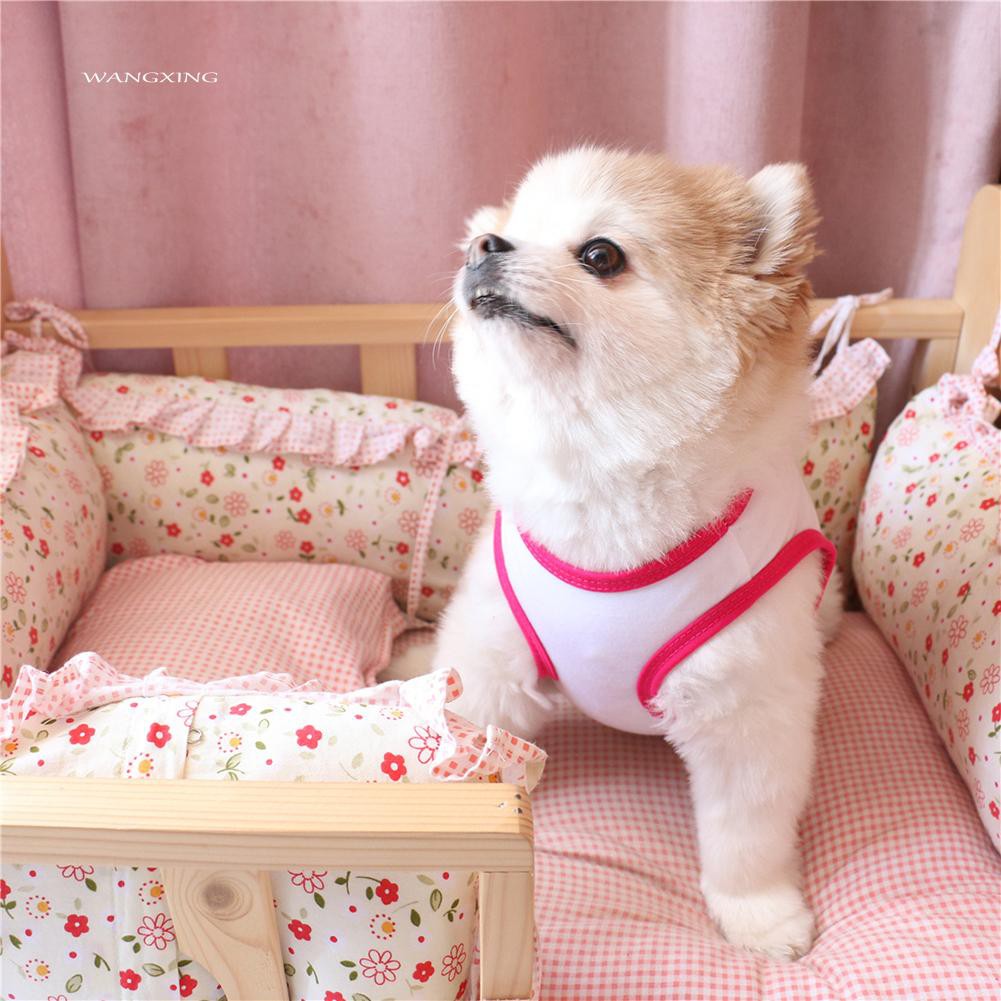 Áo không tay cho chó cưng in hình bikini ngộ nghĩnh