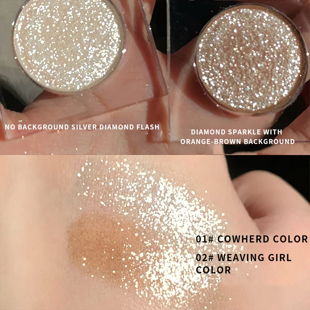 FAICCIA Shimmer Mỹ Phẩm Trang Điểm Chống Thấm Nước Ngọc Trai Phấn Mắt Chống Thấm Nước Shimmer Phấn M