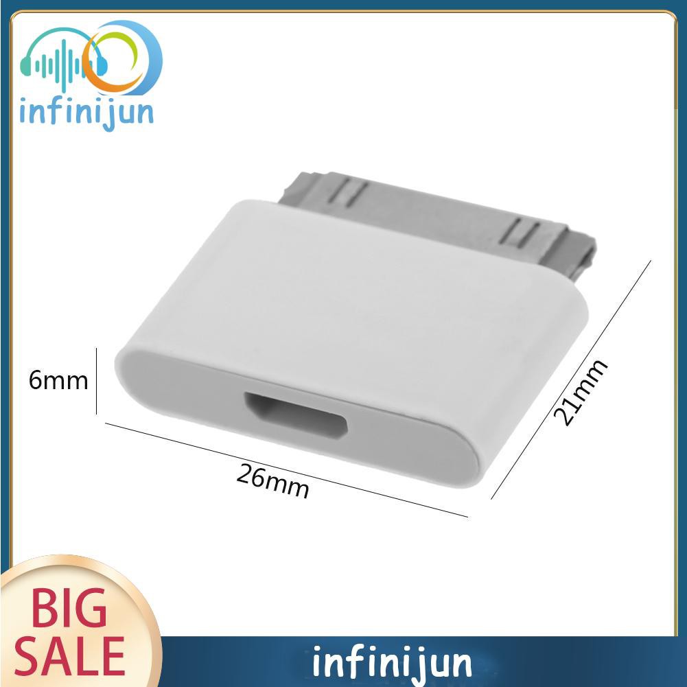 Đầu Chuyển Đổi Micro Usb Cái Sang Đực Cho 30 Pin 4 4s 3g 3gs